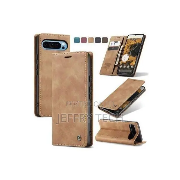 Caseme Flip Wallet Kesi ya Ngozi kwa Google Pixel 9 Pro XL - 1
