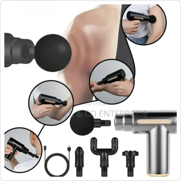 Massage Gun - 6 Speed, 4 Head - 1