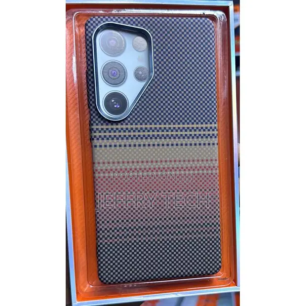 Carbon Fibre Magnetic Slim Free Air Case for Samsung S25 Ultra - 1