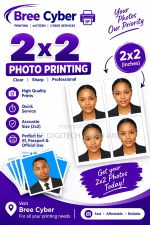 2x2 Inch Passport Photo Printing