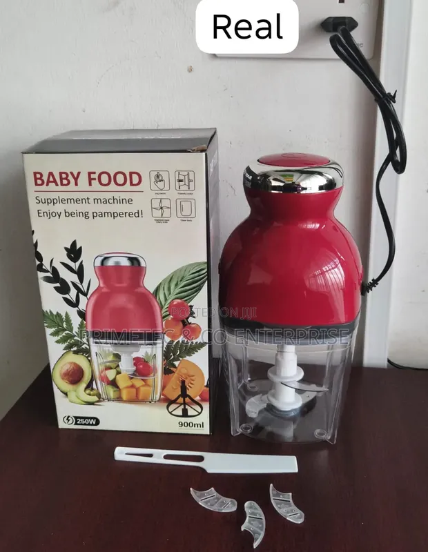Kikata Chakula cha Watoto cha Umeme Kipya 250W 900ml - 1