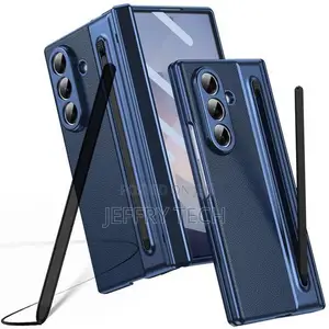 Kifaa cha Ngozi chenye Stylus kwa Samsung Galaxy Z Fold 6