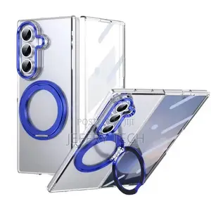 360° Clear Magnetic Case with Front Glass for Samsung Z Fold 8 Ultra