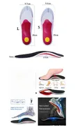 Orthopedic Arch Insoles kwa Flat Foot - 1