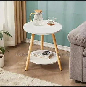 Cute Double Top 3-Legged Marble Table