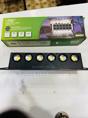 Solar Wall Lamp BK12 - Bright LED Outdoor Light