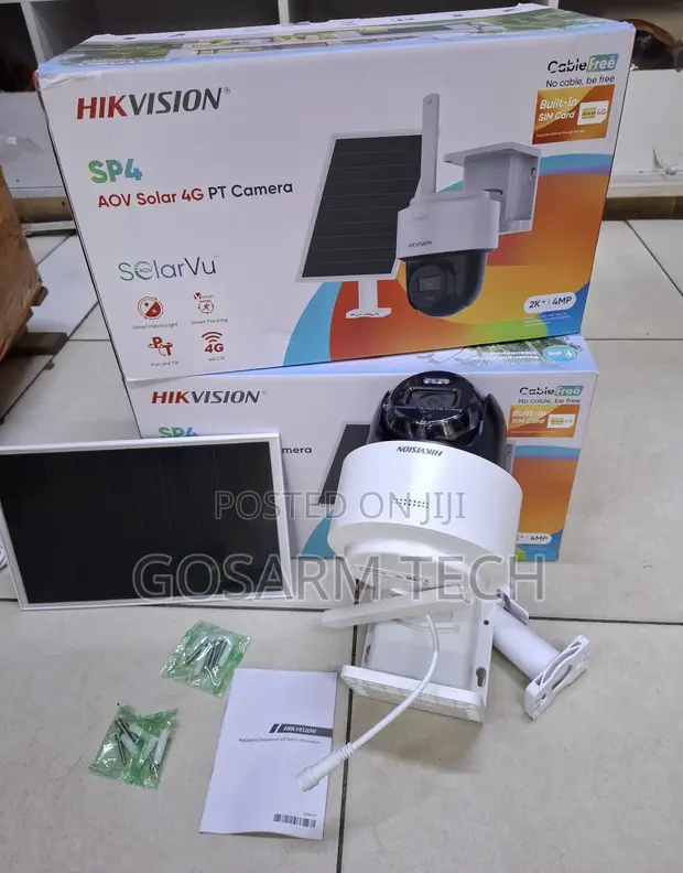Hikvision SP4 4MP Solar Outdoor Camera with Remote Access - 1
