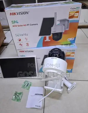 Hikvision SP4 Kamera ya Nje ya Solar 4MP na Upatikanaji wa Simu