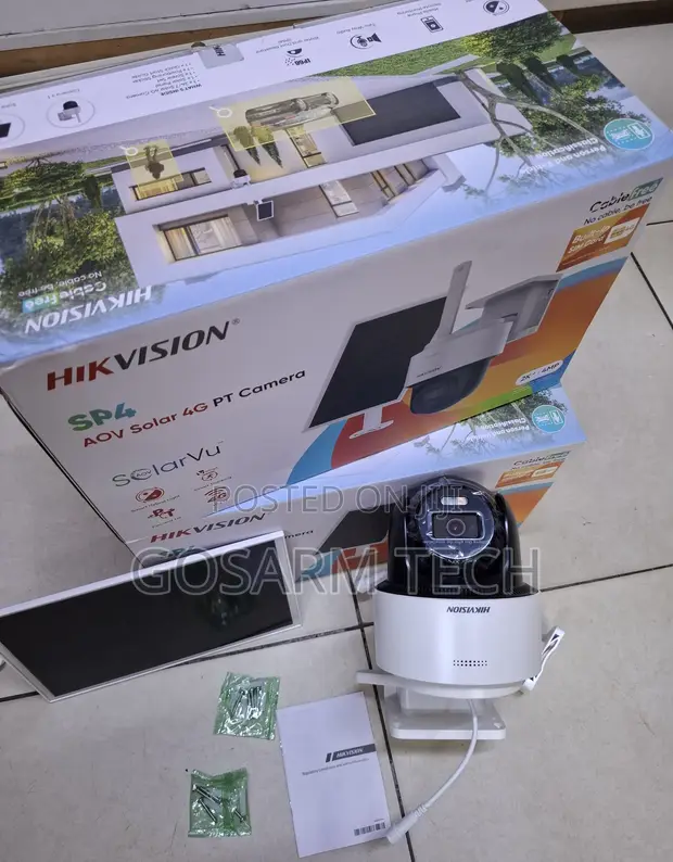 Hikvision 4MP Solar Surveillance Camera with SIM Card - 1
