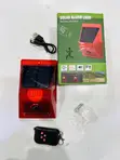 Solar Alarm System with Remote & Motion Sensor - 2