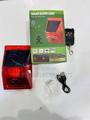 Solar Wireless Burglar Alarm System