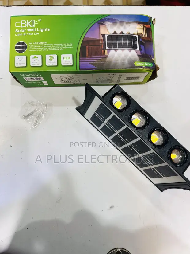 Solar Wall Lamp BK8 - Mwanga wa Nje Usio na Hali Yoyote - 1