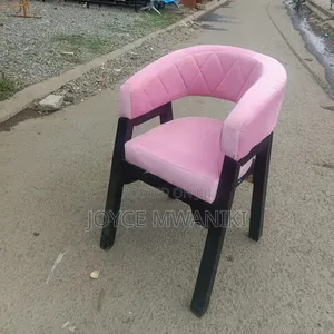 Kiti cha Kisasa cha Kifahari Nyeusi na Pinki