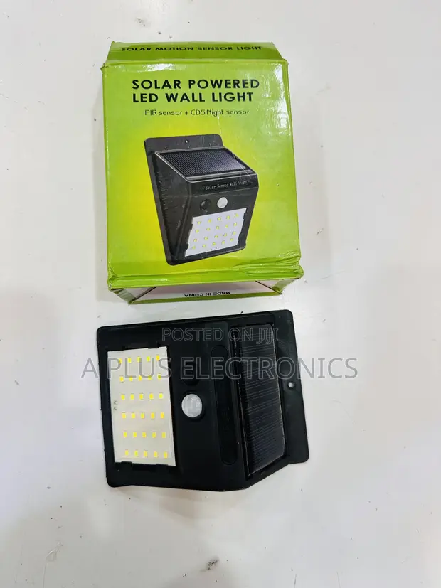 Solar Wall Light BK20 - Bright Outdoor Security Lighting - 1