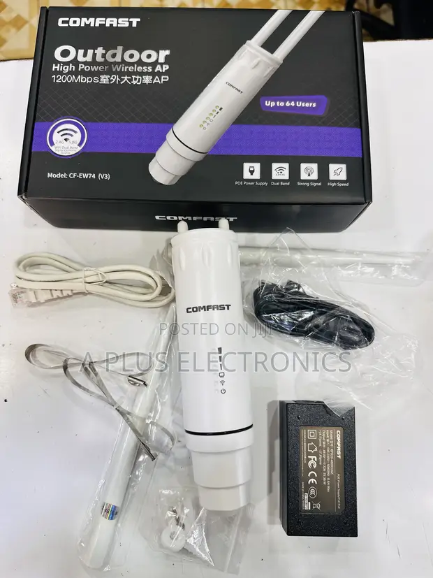 Comfast WiFi Extender (800m Range) - Booster yenye Masafa Marefu - 1