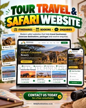 Tour Travel & Safari Website Development