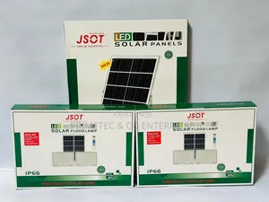 2-in-1 Solar Floodlights with Warning Lights