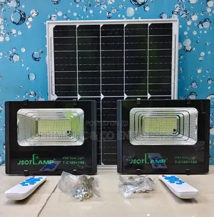 2-in-1 TC 100W Solar Floodlights