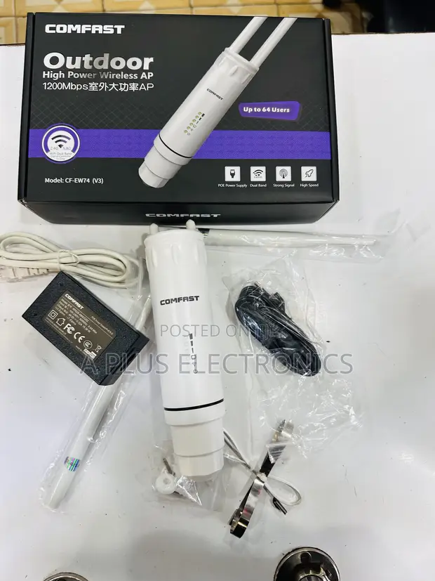 Comfast WiFi Extender (Up to 800m Range) - Strong Signal - 1