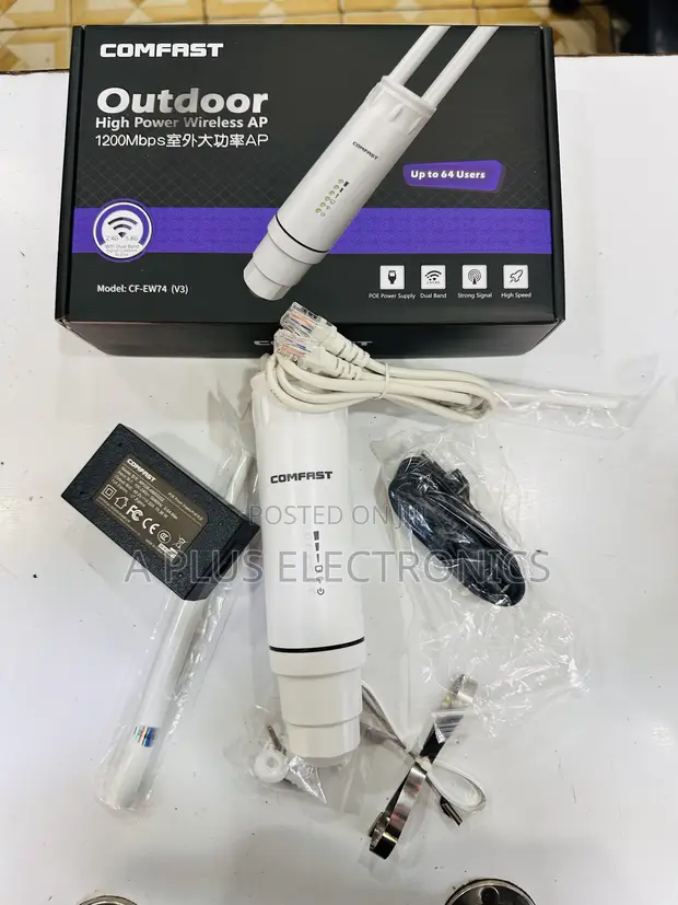 Comfast WiFi Extender (Urefu wa 800m) - Repeater wa Umbali Mrefu - 1