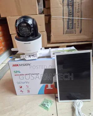 Hikvision Solar Powered 4MP CCTV Camera for Gates & Perimeter