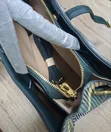 Brand New Rong Run Green Plaid Tote Bag - 5