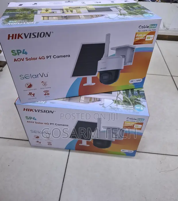 Hikvision Solar CCTV Camera with Remote Live View - 1