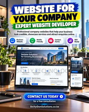 Expert Website Developer Kenya - Professional Company Websites