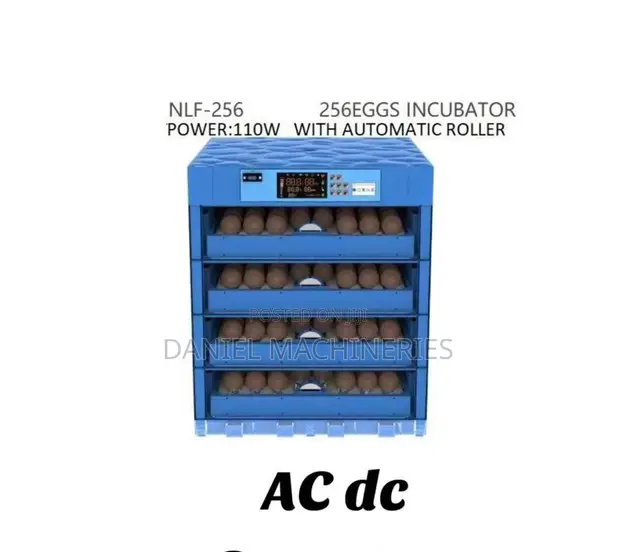 AC/DC 256-Egg Incubator with Automatic Roller - 1