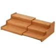 3 Tier Expandable Bamboo Spice Rack - 4