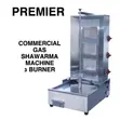 Premier Commercial 3-Burner Gas Shawarma Machine - 1