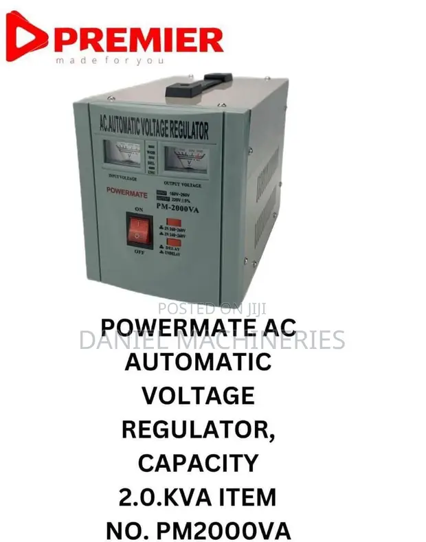 Powermate 2KVA 2000W Automatic Voltage Regulator AVR - 1