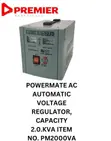 Powermate 2KVA 2000W Automatic Voltage Regulator AVR - 1