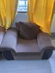5 Seater Sofa Set - Brown Fabric - 2