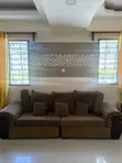 5 Seater Sofa Set - Brown Fabric - 3