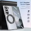 360° Clear Magnetic Case with Front Glass for Samsung Z Fold 8 Ultra - 1
