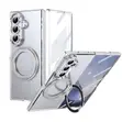 Kifaa cha 360° Kinachozunguka cha Sumaku cha Uwazi kwa Samsung Z Fold 8 Ultra chenye Kioo cha Mbele - 1