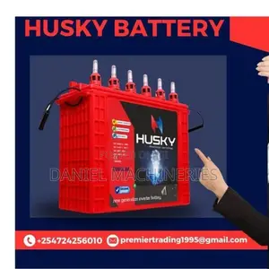 India Husky 300Ah Tall Tubular Battery with Acid