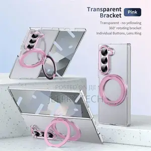 Samsung Z Fold 8 Ultra Clear Magnetic Case with Front Glass
