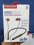 Promate Velcon ANC Wireless Neckband Earphones - Nyeusi - 2