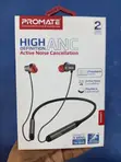 Promate Velcon ANC Wireless Neckband Earphones - Nyeusi - 3