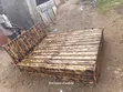 Rustic Varnished Strong Foldable Pallet Bed (5x6) - 4