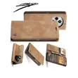 Caseme Flip Wallet Leather Case for Redmi 14C - Brown - 2
