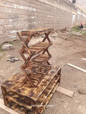 12 Pairs Rustic Shoe Rack - 4 Tiers