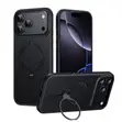 Carbon Fibre Case with Magnetic Stand for iPhone 17 Pro Max - 1
