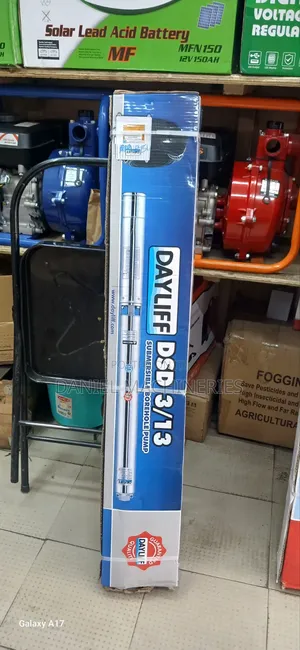 Dayliff DSD 3/7 0.5hp Submersible Borehole Pump na Kidhibiti
