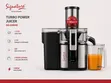 Signature Housewares Turbo Power Juicer 1000W - 1