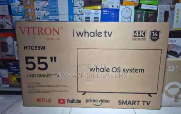 Vitron 55-Inch Smart TV 4K UHD Whale OS - 1