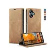 Caseme Flip Wallet Leather Case kwa Samsung A07 - Brown - 1