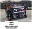 Premier PM9800ET 8.5KVA Petrol Generator with Key Start & Wheels - 1